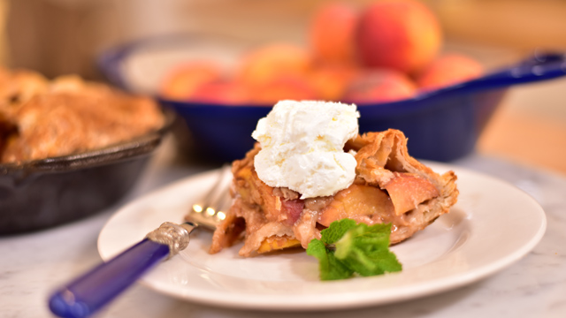 This season’s recipes are always delicious and seasonal, from shaved beet salad to peach pie.